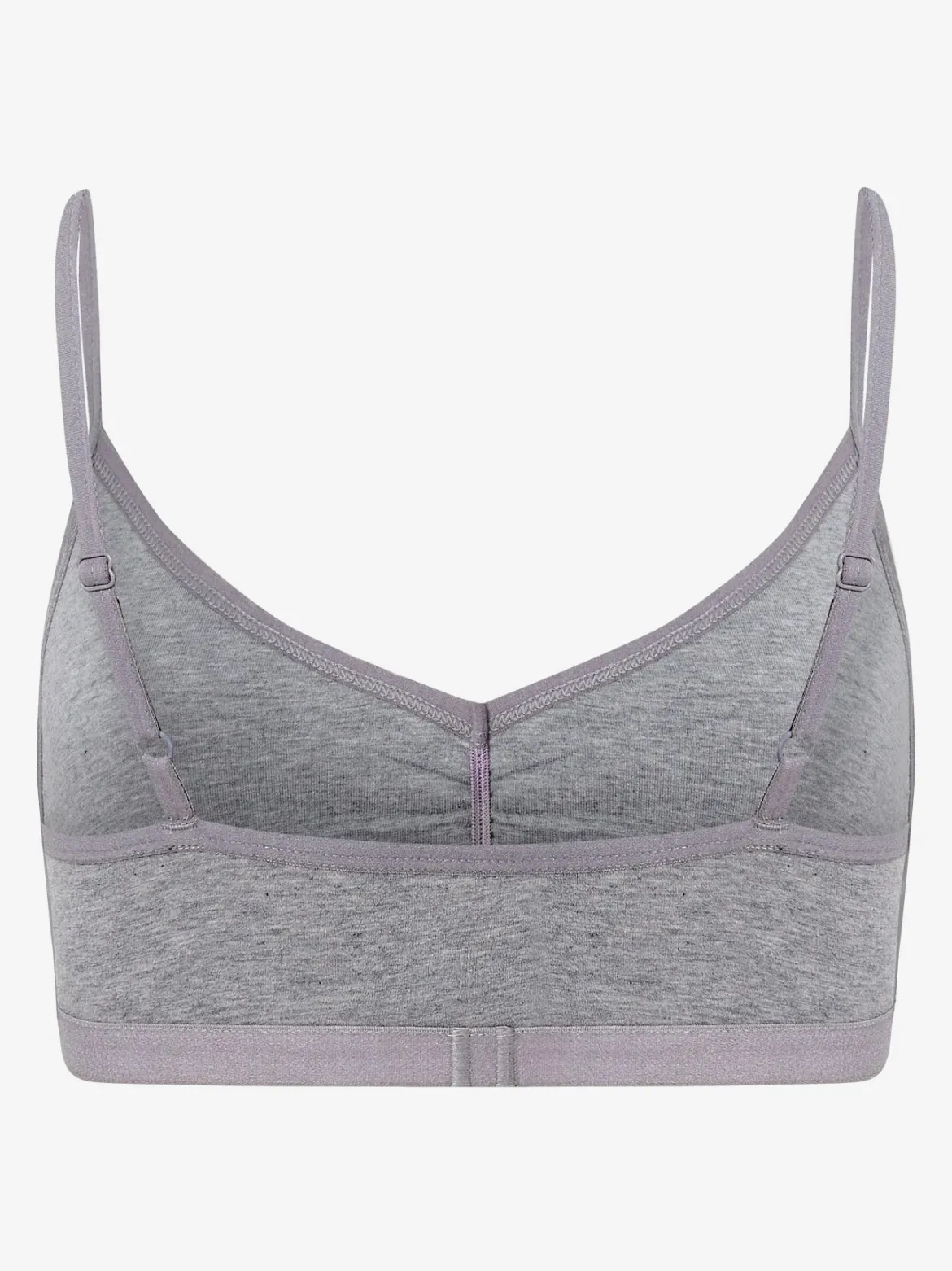 Anastasia Organic Cotton Bra - Marl Grey