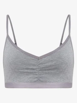 Anastasia Organic Cotton Bra - Marl Grey
