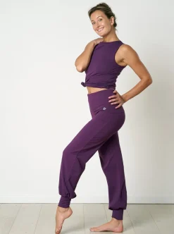 Aspire Harem Pants - Grape