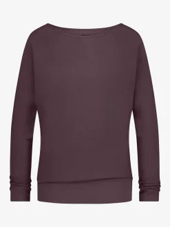 Budhi Long Sleeve Yoga Top - Berry