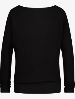 Budhi Long Sleeve Yoga Top - Onyx Black