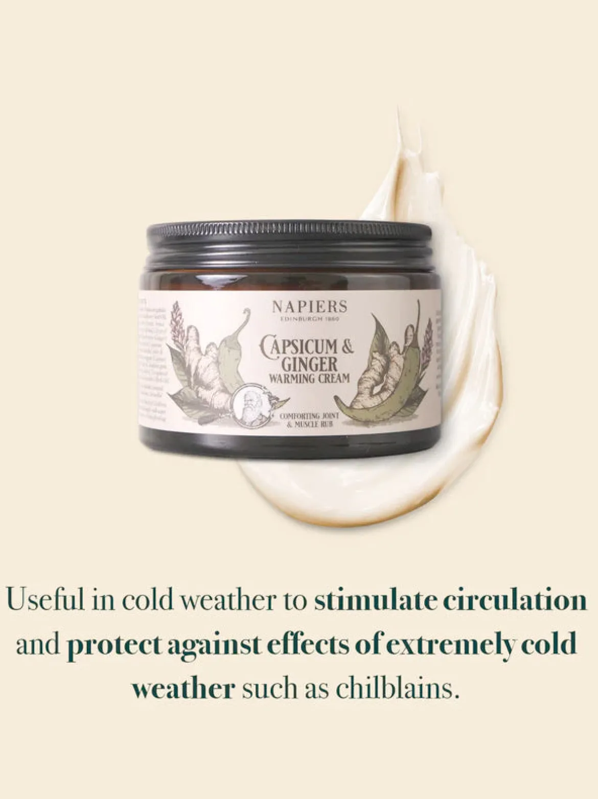 Capsicum & Ginger Warming Cream 100ml