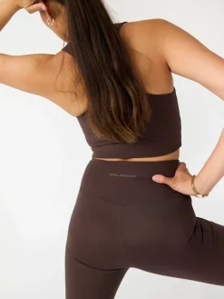Compressive Flare Legging - Driftwood