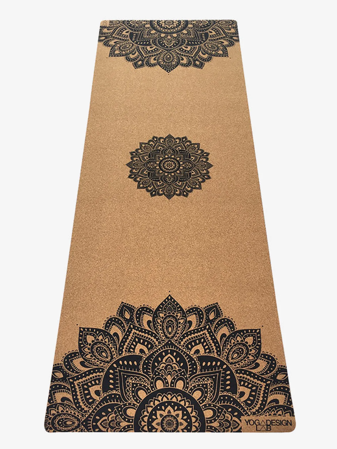 Cork Mat 3.5mm - Mandala Black