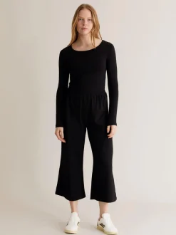 Darcey Long Sleeved Top - Black