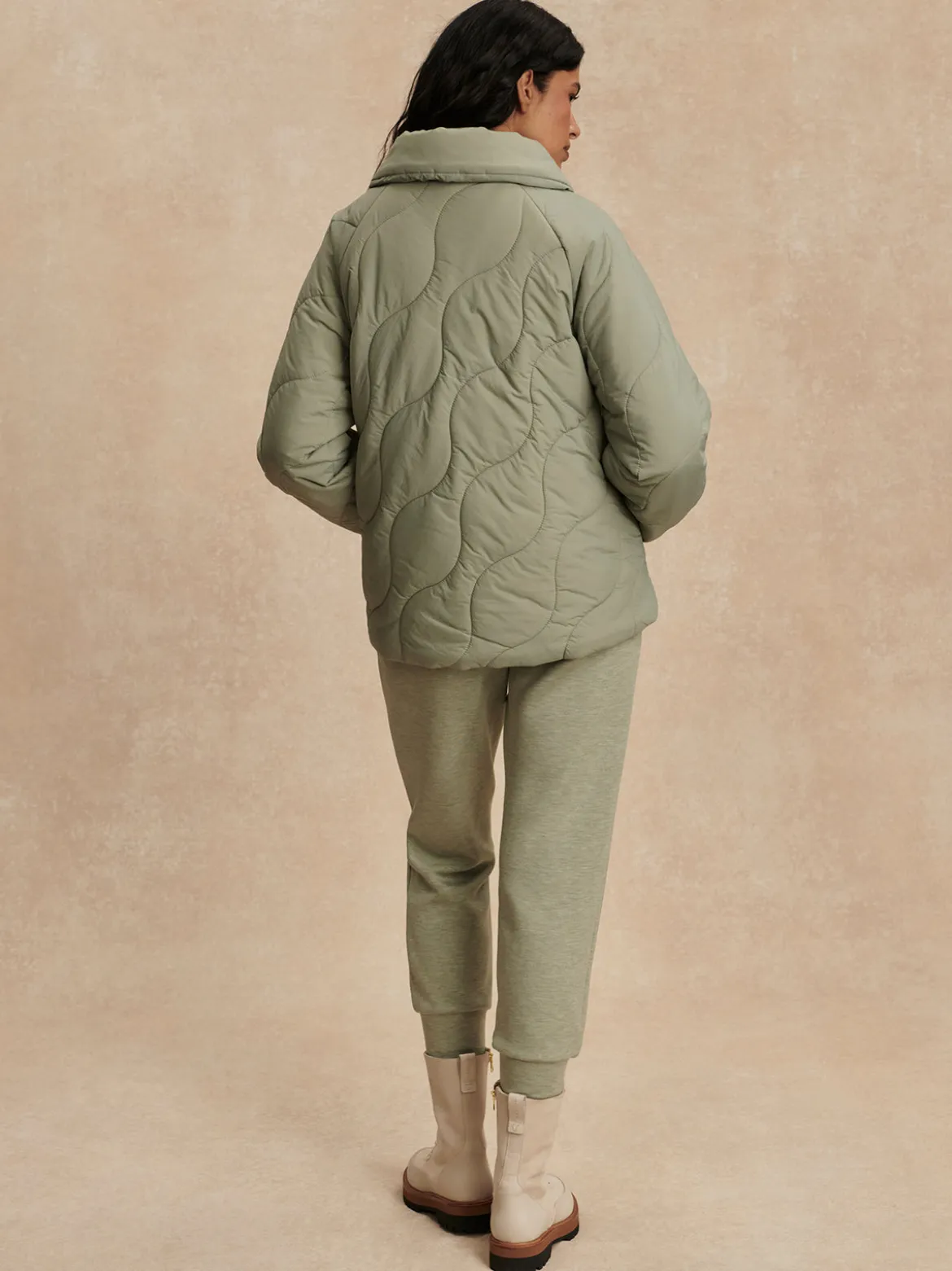 Fabia Quilted Jacket - Shadow