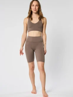 Float High Rise Bike Shorts - Falcon