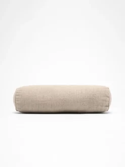 Hemp Small Rectangular Buckwheat Bolster - Natural