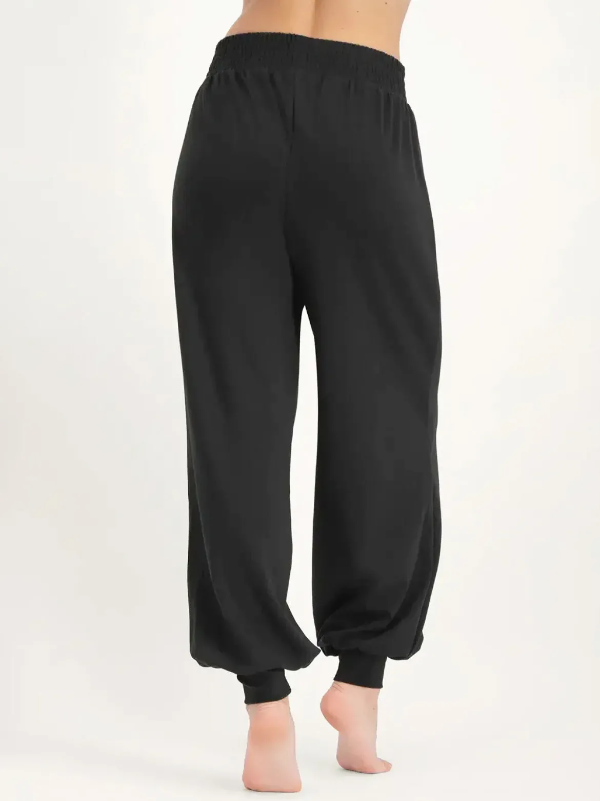 Jaya Harem Summer Yoga Pants - Onyx Black