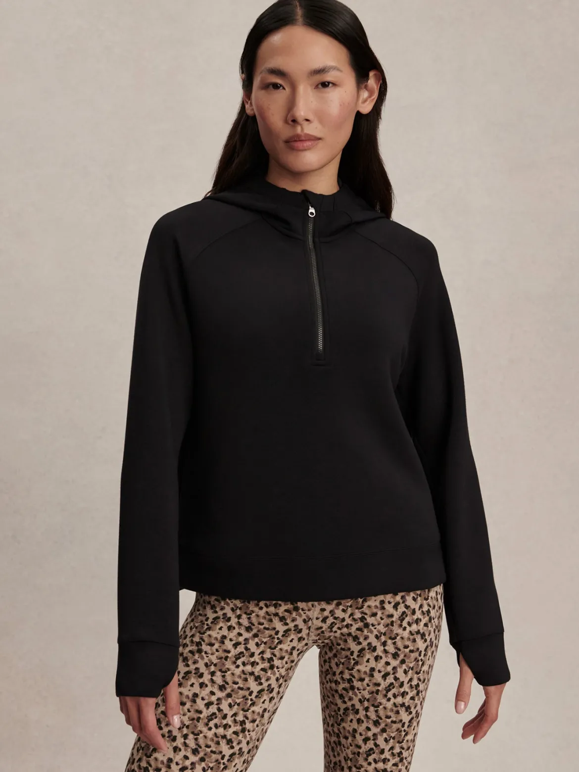 Karo Half Zip Midlayer - Black