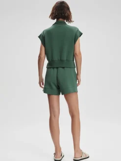 Kelly Half Zip Sweat - Cilantro