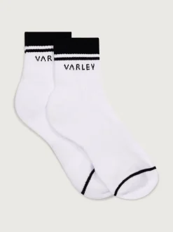 Lenni Half Crew Sock - White/Black