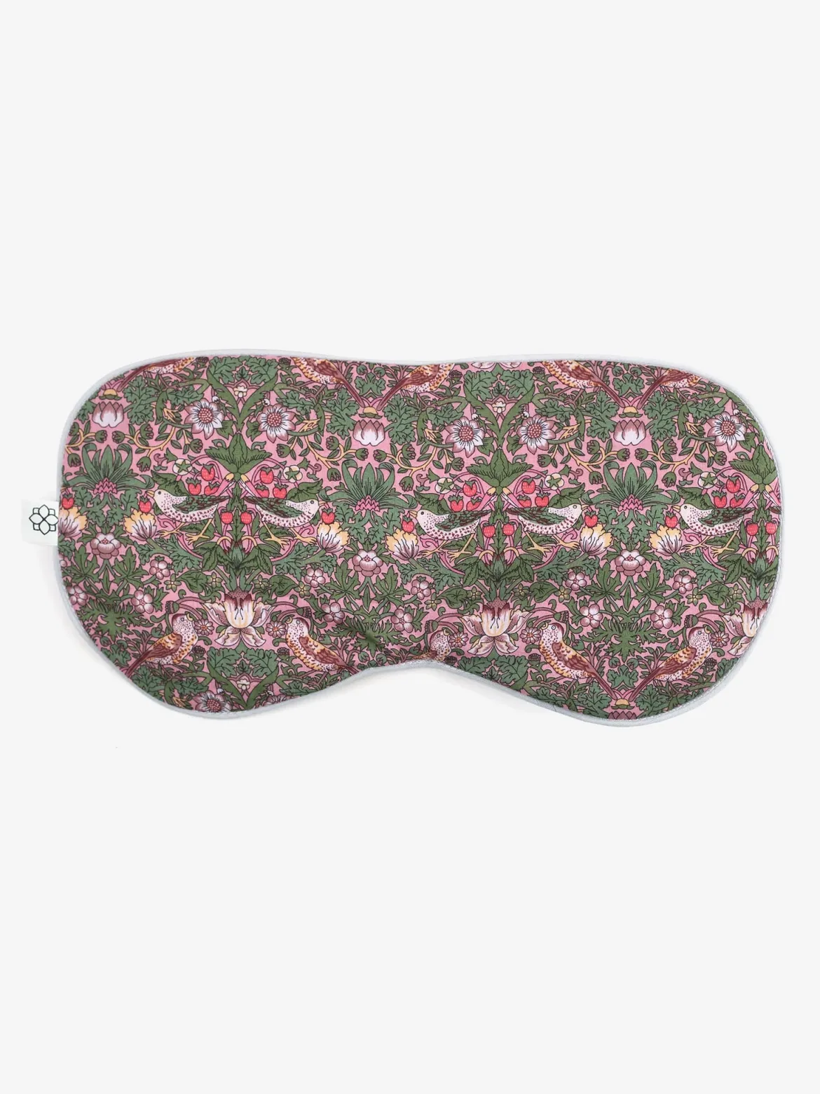 Liberty Print Aromatherapy Eye Mask - Strawberry Thief Pink