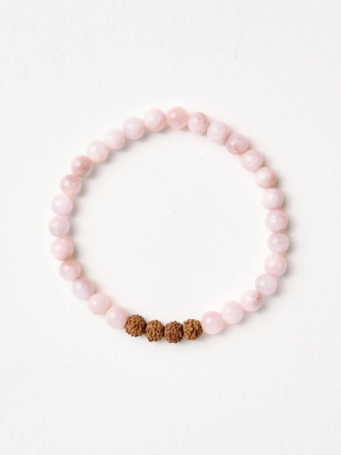 Mala Bead Bracelet - Rose Quartz