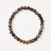 Mala Bead Bracelet - Smoky Quartz