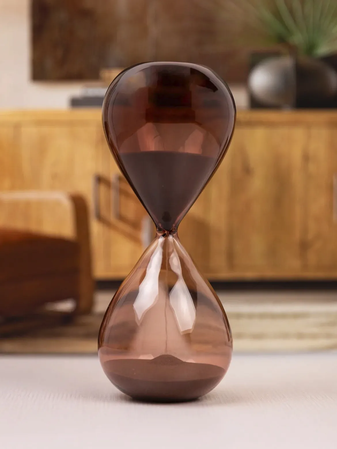 15 Minute Hourglass - Smoky Quartz