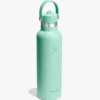 621ml (21oz) Standard Mouth Flex Straw Bottle - Mermaid Green
