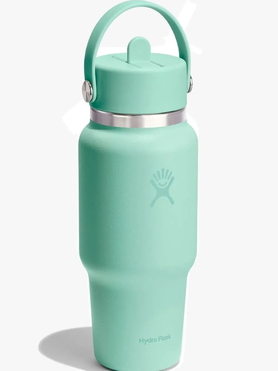 710ml (24oz) Wide Mouth Flex Straw Travel Bottle - Mermaid Green