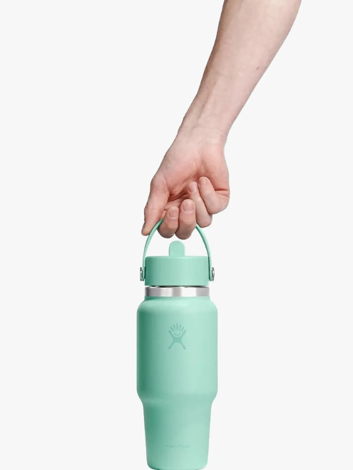 710ml (24oz) Wide Mouth Flex Straw Travel Bottle - Mermaid Green