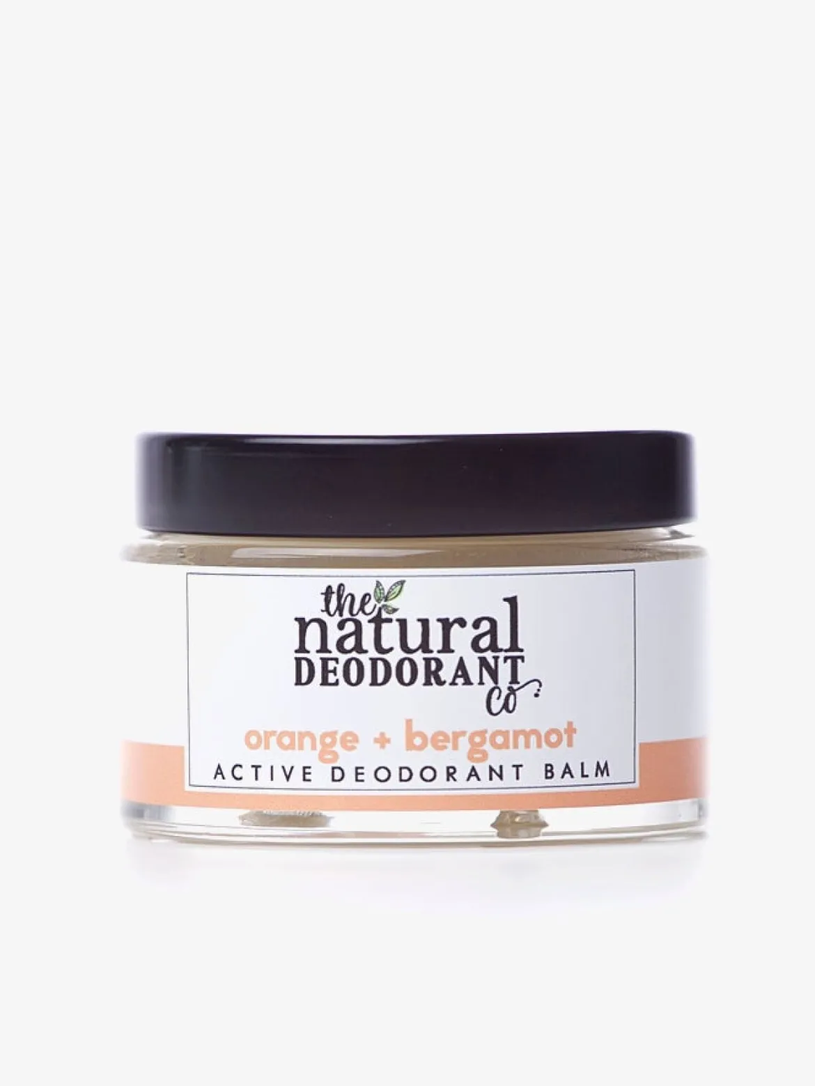 Natural Deodorant Co 55g Active Deodorant Balm - Orange + Bergamot