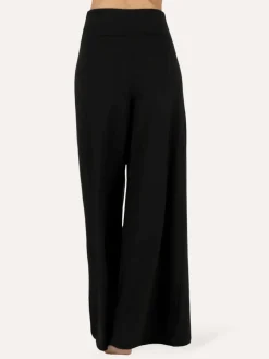 Nyx Wide Leg Yoga Pants - Onyx Black