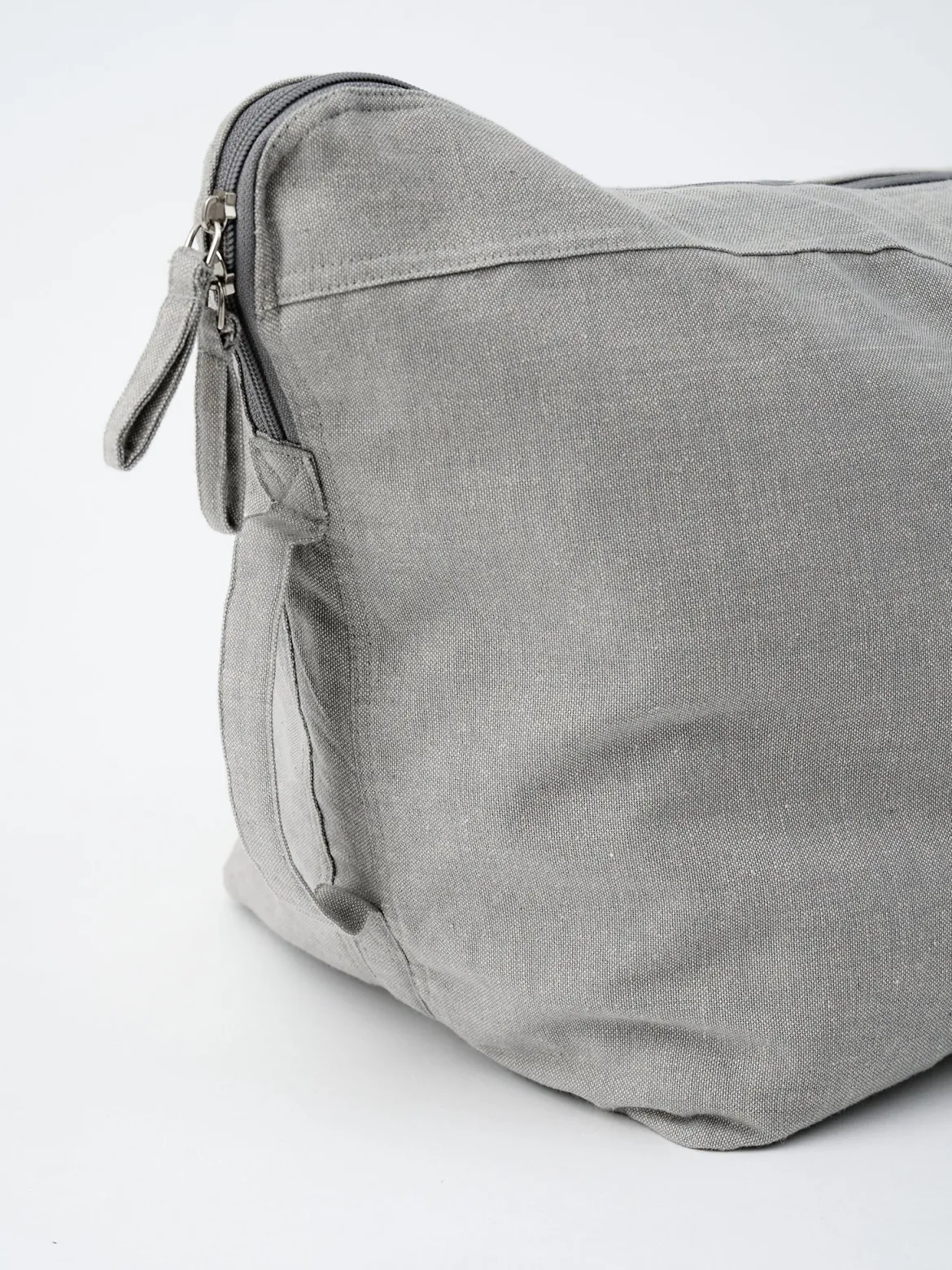 Organic Cotton Chambray Carry All Kit Bag - Grey Ice