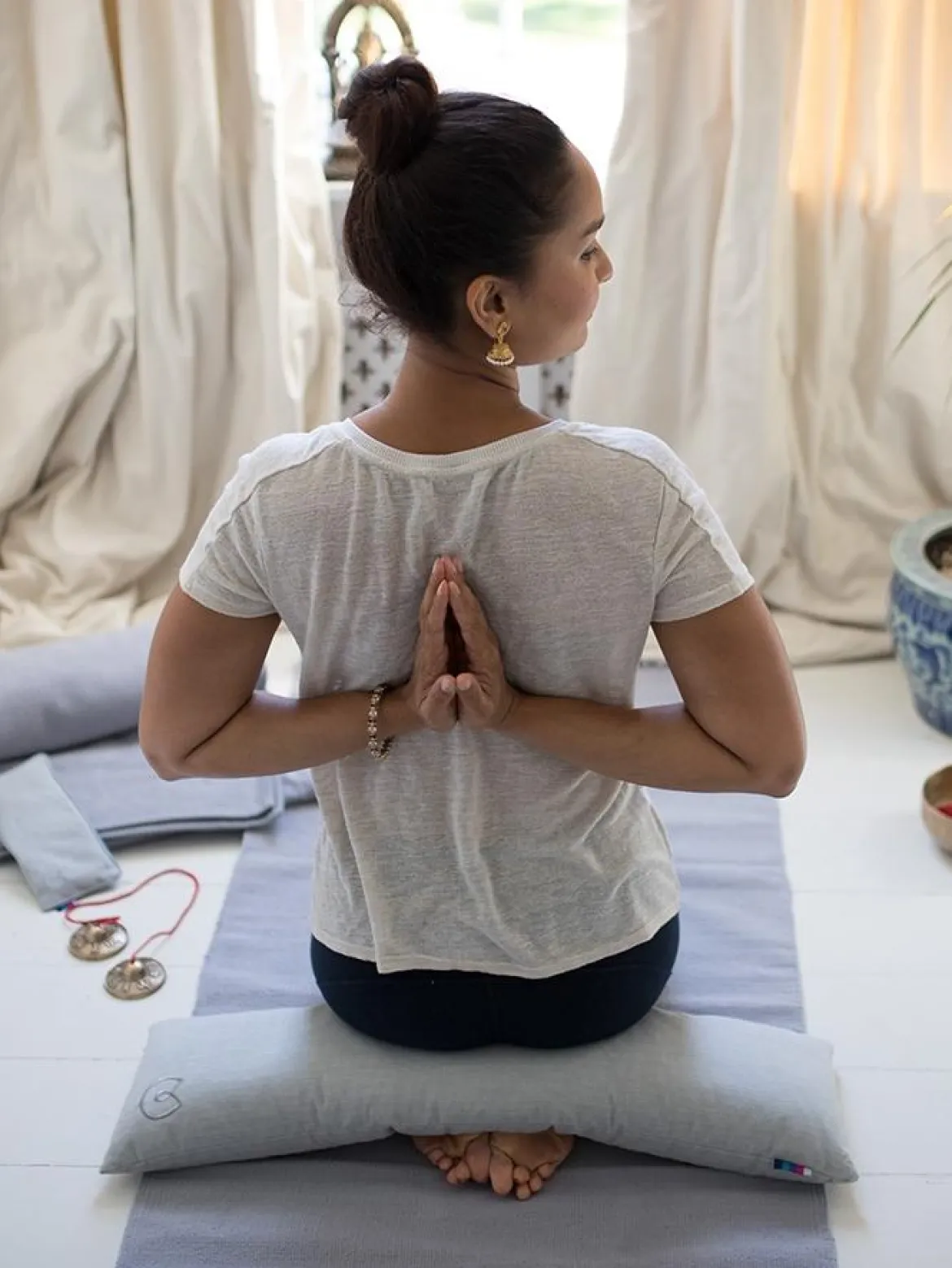 Organic Cotton Pranayama Yoga Pillow