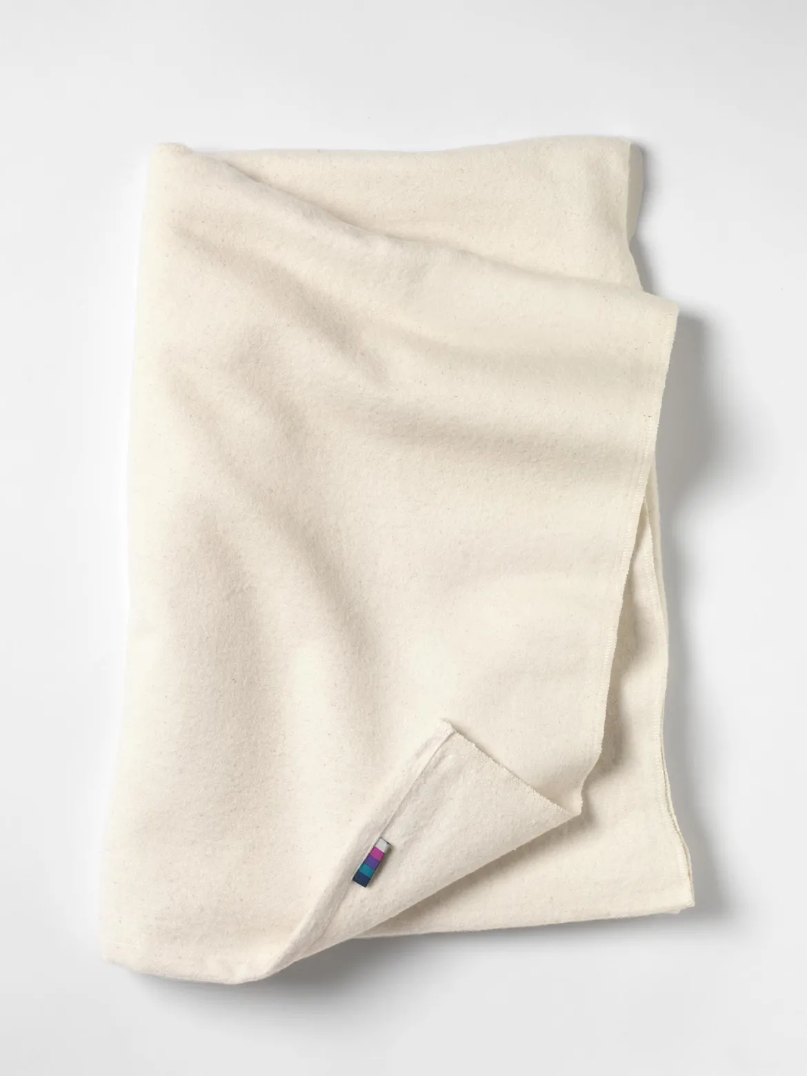 Organic Cotton Yoga Blanket - Natural