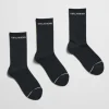 3-pack Crew Socks - Black