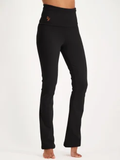 Pranafied Flared Yoga Pants - Onyx Black
