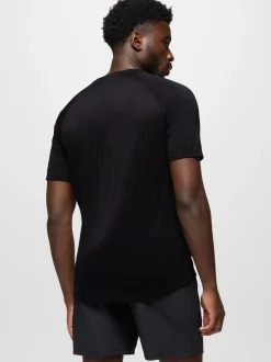 prAna Natural Flow S/S Crew Tee - Black