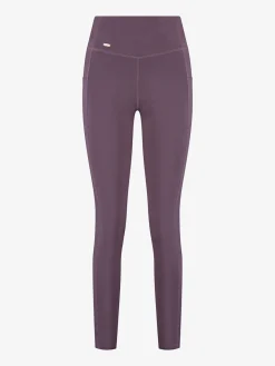 Tara Pocket Yoga Leggings - Berry