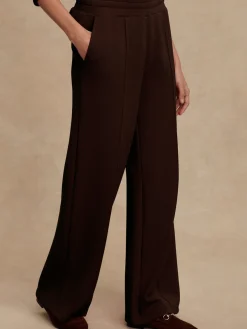 The Wide Leg Pant 30 - Coffee Bean