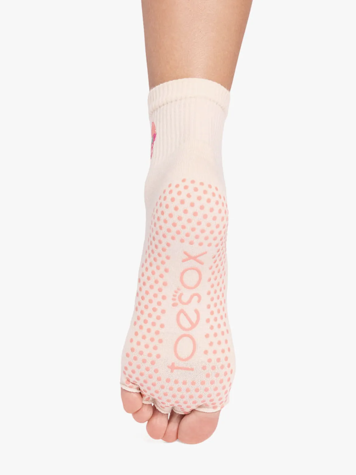 ToeSox Half Toe Melody Ultra Fine Knit Grip Socks - Summer Love