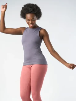 Twist Yoga Vest - Ash Grey