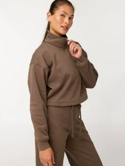 Vega Half Zip Sweatshirt - Mink