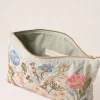 Velvet Everyday Pouch - Pressed Flowers Sage