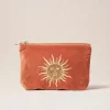 Velvet Mini Pouch - Rust Sun Goddess