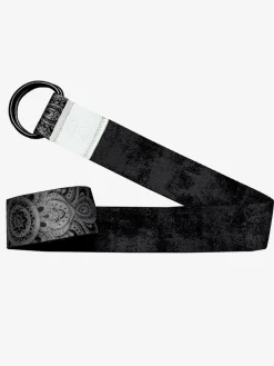 Yoga Strap - Mandala Black