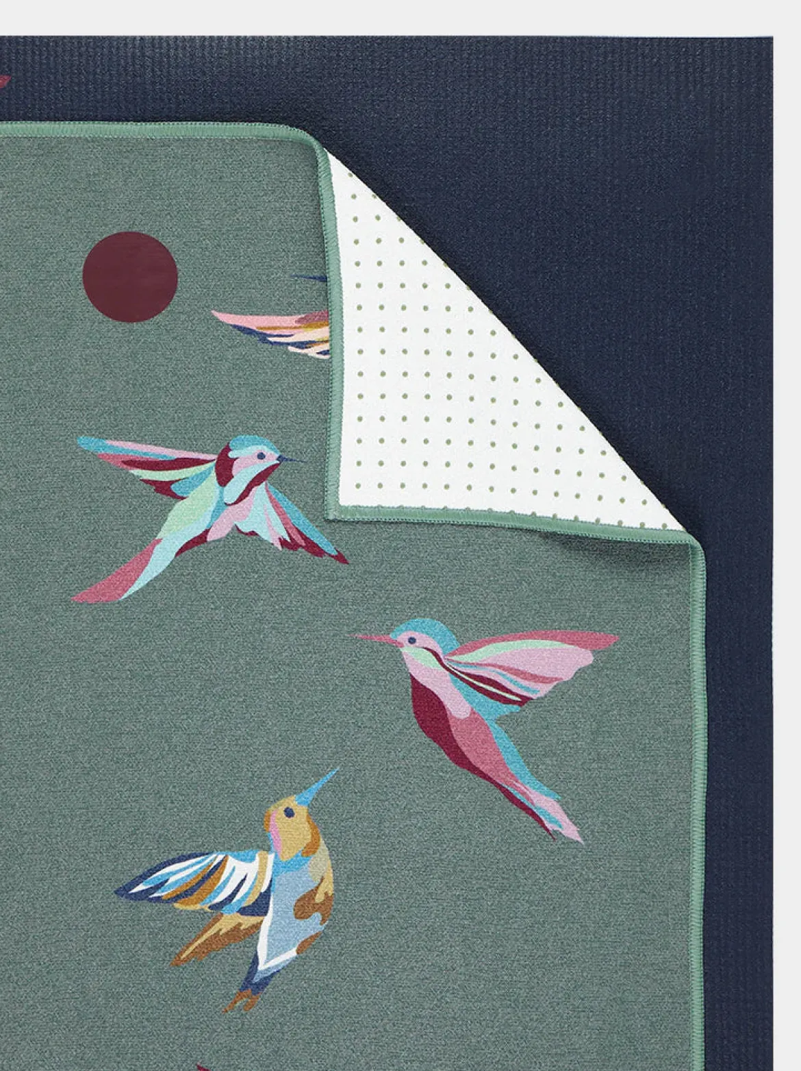 Yogitoes Hummingbird Collection Yoga Mat Towel - Flock