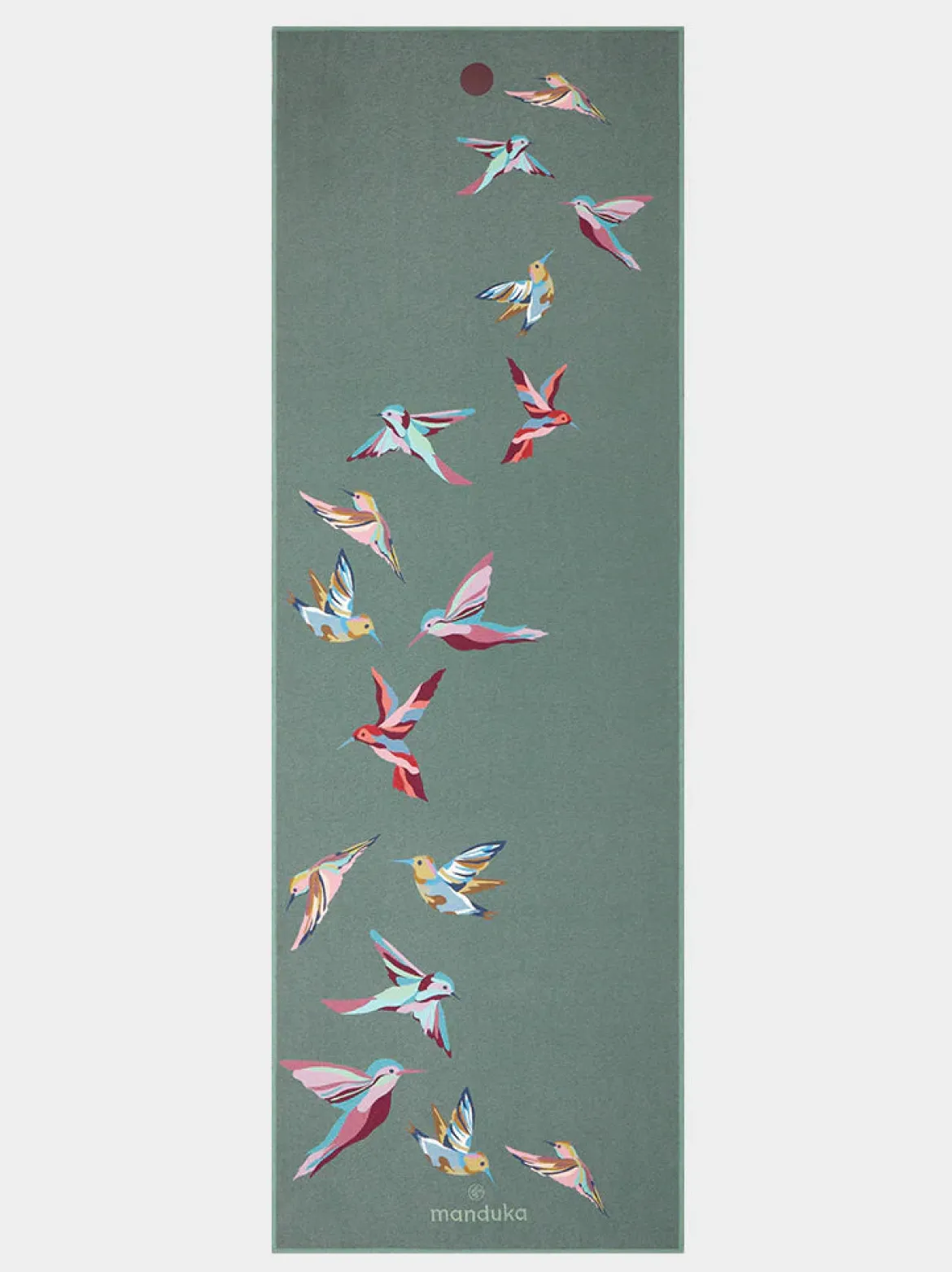 Yogitoes Hummingbird Collection Yoga Mat Towel - Flock